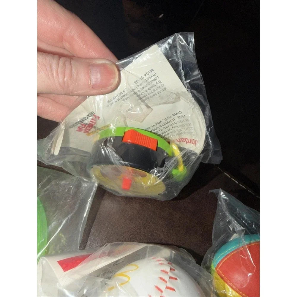 1991 McDonalds Happy Meal Toys Michael Jordan Fitness Fun Challenge, 5‎ Pieces